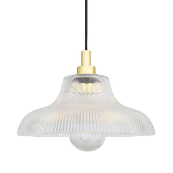 Holophane pendant light vintage look style